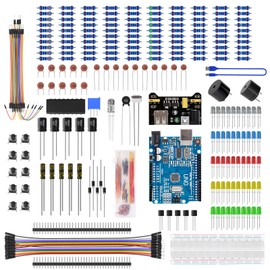 OCCULO Kit de Electronica, Protoboard, Potenciómetro, Cable de Puente, Resistores y Otro Kit de Componentes Electronicos