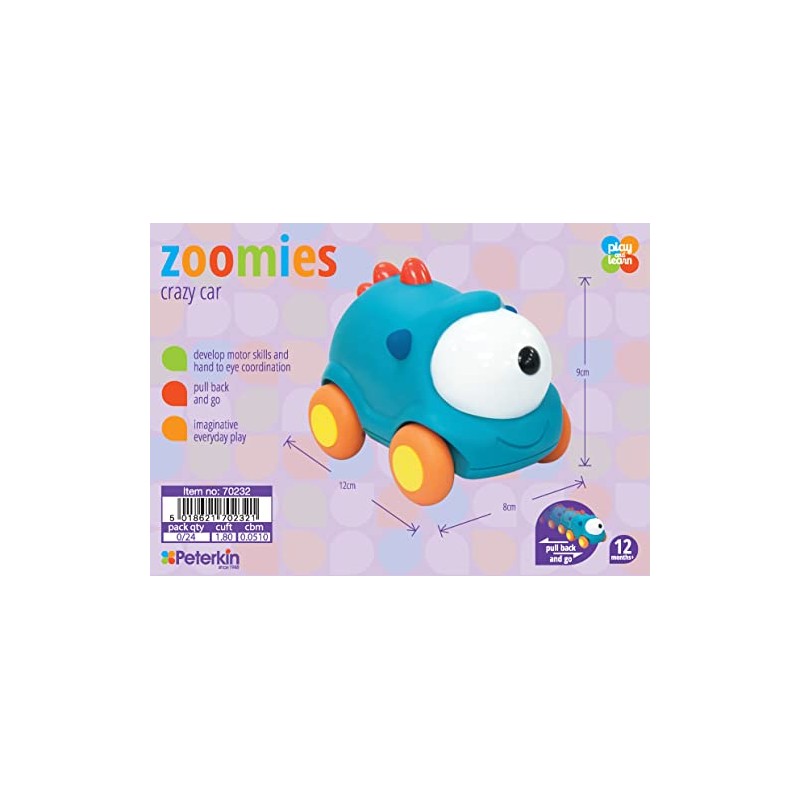 PETERKIN | Play & Learn – ZOOMIES – Blue Pull