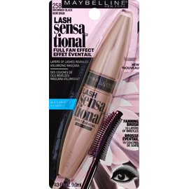 Maybelline Makeup Lash Sensational Waterproof Mascara, Brownish Black Waterproof Mascara, 0.3 fl oz - Producto Original de Alta Calidad, Entrega Rápid