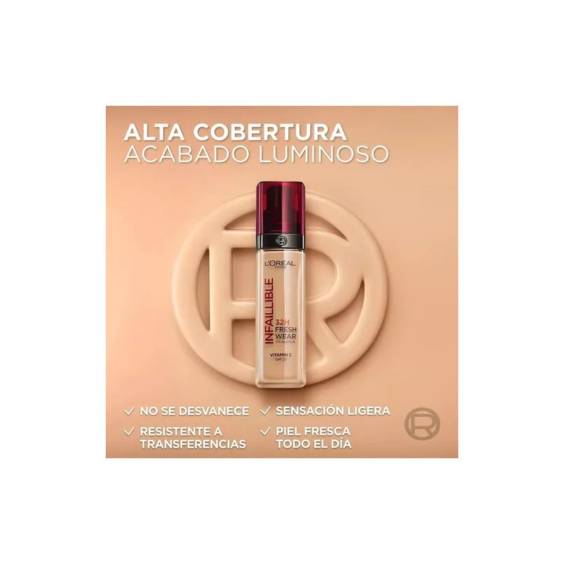Base De Maquillaje Infaillible Fresh Wear 32h 30 Ml L'oréal