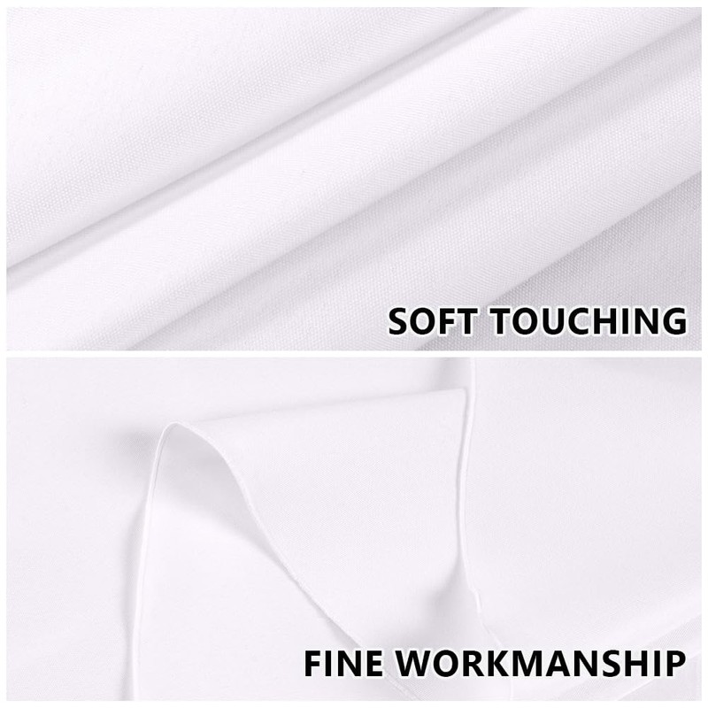AUAUY Round Table Cloth Wipe Clean Tablecloth 120cm Diameter, Polyester