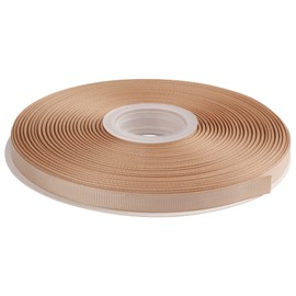 AVANAVA 9mm Wide Grosgrain Ribbon - 45 Meters, Ideal for Gift Wrapping, Hair Bows, Home Decor, Flower Arrangement (835-Tan)