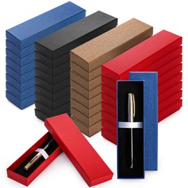 Yesland 32 Pcs Pen Gift Box Empty Pen Case with Lid, Cardboard Ballpoint Fountain Pen Display Box for Presentation Jewelry Collection Gift Packaging Office Supplies Business Birthday Souvenir