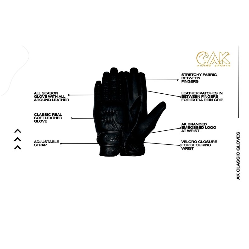 AK Classic Real Soft Touch Full Grain Leather Horse Ridding