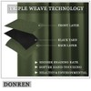 DONREN Olive Tie Up Curtains for Kithcen Living Room Adjustable