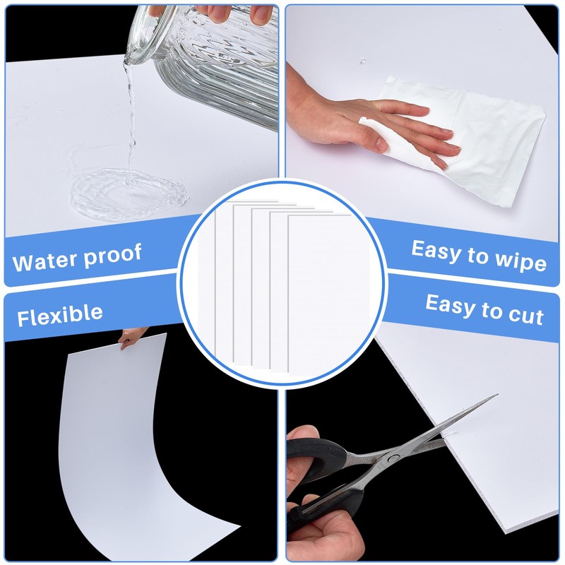 Frienda 6 Pcs 2ft X 4ft Drop Ceiling Tiles PVC