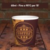 100 Paper Coffee Glasses 65ml PubCUP with Paper Lids Eco-Friendly
