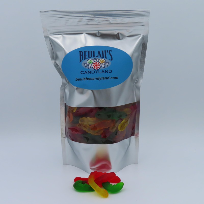 Beulah's Gummy Worms, 2 Pound Package, 80 Pieces of Candy