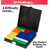 Ideal 11402 Rubik's Gridlock Board Game, Multicolour