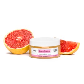 Simple Sugars Pink Grapefruit Body Cleansing Exfoliating Moisturizer - Formulated for Sensitive Skin, Eczema, Dry Skin, Psoriasis