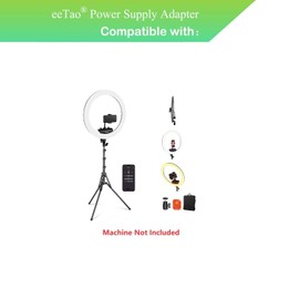 15V Adapter for NEEWER RP18B PRO 18 Inch 2900K-7000K 3300Lux Professional Ring Light DC15V Replacement Power Supply Charger Cable Cord