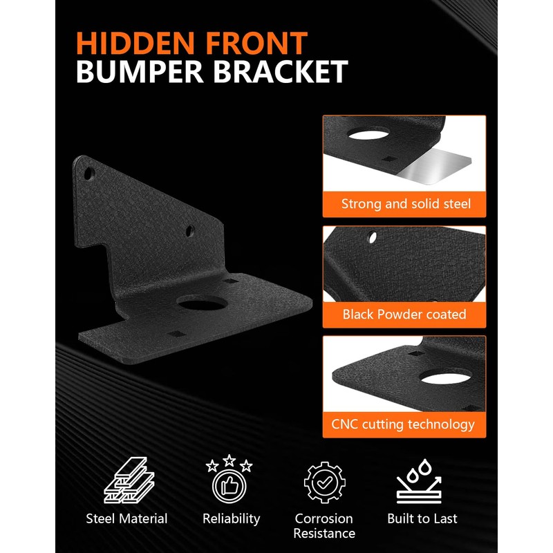 ADTOPI 3 Inch LED Spot Pod Lights and Hidden Front
