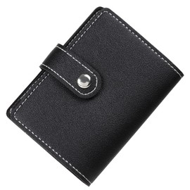 VOLAN Skimming Magnetic Card Case, RFID Block, 24 Card Slots, Storage Credit Card Holder, Men's, Women's, CARD Case, 6 Colors, Black