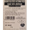 100% Iberian Acorn-fed Ham - Hand Cut Slices 100g -