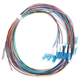 1.5M 12 Strand Pigtail de fibra óptica LC/UPC Cable de conexión de fibra óptica monomodo