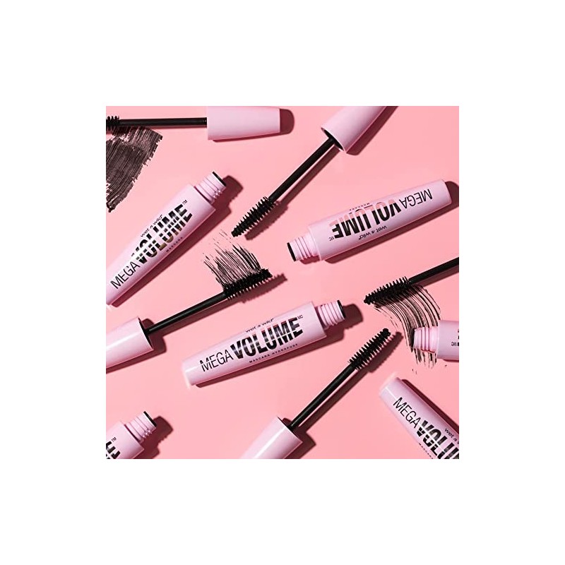 wet n wild Mega Volume Mascara, Very Black, 0.21 Ounce
