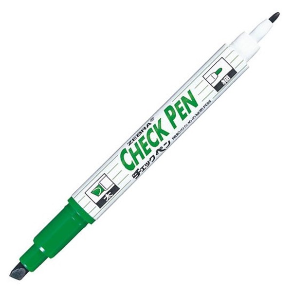 ゼブラ 暗記用 チェックペン P-MW-151-CK-G 緑