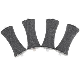 VICASKY 4pcs Extra Coarse Replacement Rollers for Electric Foot File Durable Pedicure Tool Heads for Callus Removal and Foot Care Usb