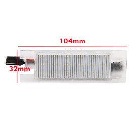 GOFORJUMP 2pcs Car Special Canbus LED License Plate Light Compatible for Opel Zafira B Astra H Corsa D Insignia,No error Led Number plate light kits