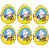Easter Basket Cookies- 6 Decorated Crunchy Shortbread Cookies Individually Wrapped