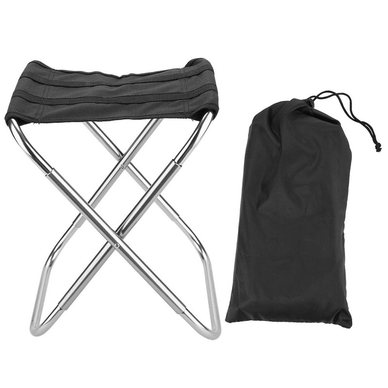 Portable Aluminum Alloy Folding Chair Stool for Outdoor Camping Picnic