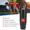 TOPINCN Whistle Training Electronic Whistle 3 Speeds for Noisemakers (Black)