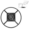 yaaqoo 24" Recliner Ring Swivel Base Heavy Duty Metal Chair