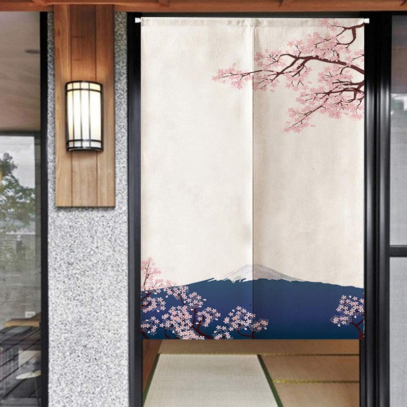 Ofat Home Japanese Artistic Doorway Curtain 33.5 x 59 inch