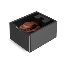 Knock Container for Portafilter, 2400 ml Knock Box, Espresso Knock Box for Coffee Grounds, Large Capacity ABS Coffee Knock Box, Barista Accessories, Coffee Grounds Tee Container for Coffee Accessories