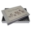 White Cotton Cards Nanny's Boasting Book Silver Toys Tiny Album
