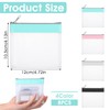 Meyeyaia 8pcs Small Clear Makeup Bag,4.72" X 4.13"Mini Clear Pouch