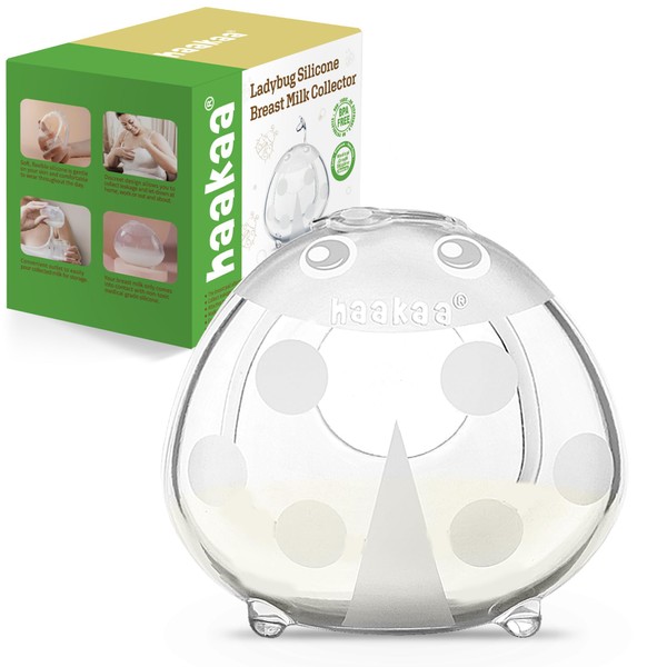haakaa haakaa Ladybug Milk Collector 1.4oz/40ml 1pc - Wearable Nursing