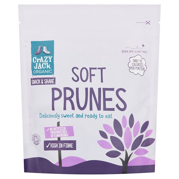 Natures Best Crazy Jack Ready To Eat Prunes Organic, 200G
