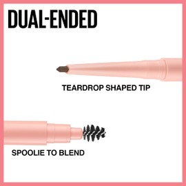 MAYBELLINE Maybelline Total Temptation Eyebrow Definer Pencil, Deep Brown, 1 Count