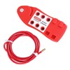 Adjustable Cable Lockout Fish Shaped Stainless Steel Safety Cable Lock