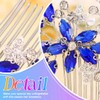 Rhinestone Wedding Hair Comb Silver Bridal Hair Accessories Crystal Hair
