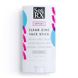 SolRx Zinc Stick Protector Solar SPF 50 Active óxido de Zinc para Cara, 14.2 gram