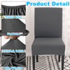 Stretch Chair Covers, Set of 6, for Dining Room Chairs,