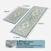 Collive Boho Anti Fatigue Kitchen Mats Sets 2 Piece Non
