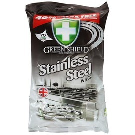 Green Shield Stainless Steel Wipes 70pk