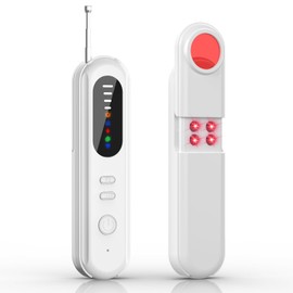 SPOSING Eavesdropping Detector [Latest Evolution 5-in-1 High-Sensitivity Detector] Eavesdropping Detector Anti-theft Alarm, Night Vision Camera, Voyeur Camera Detector, GPS Detector, Infrared Laser