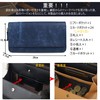 jxleichi Men's Long Wallet, Large Capacity, Long Wallet, Genuine Leather,