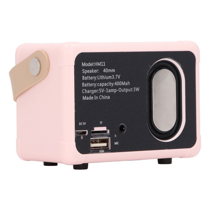 Portable Bluetooth Speaker Mini Compact Wireless Retro Support Radio Program