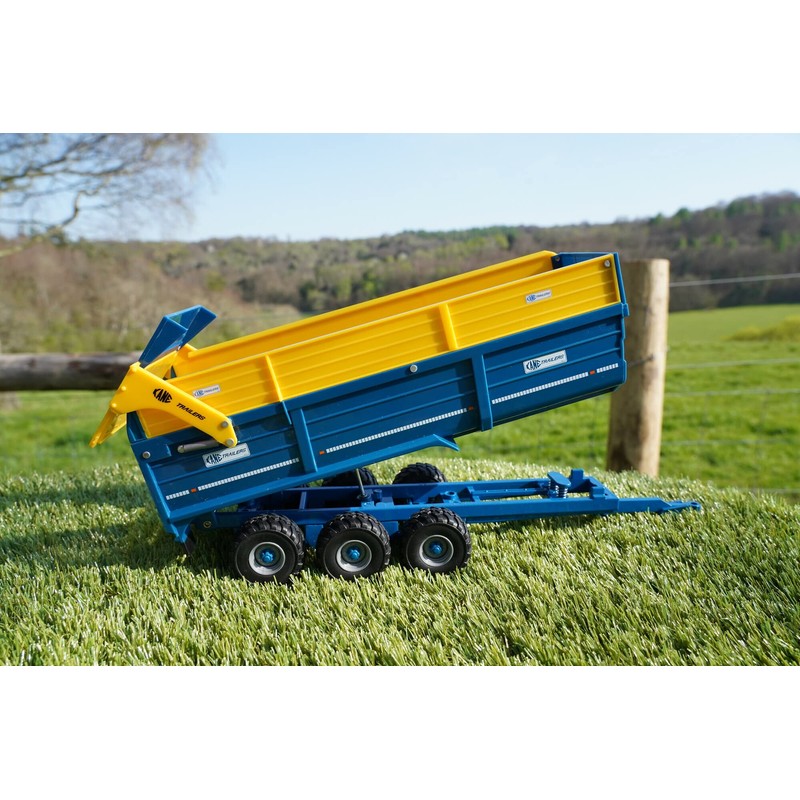 Britains Kane 43284 Halfpipe Silage Anhänger Dreiachsen