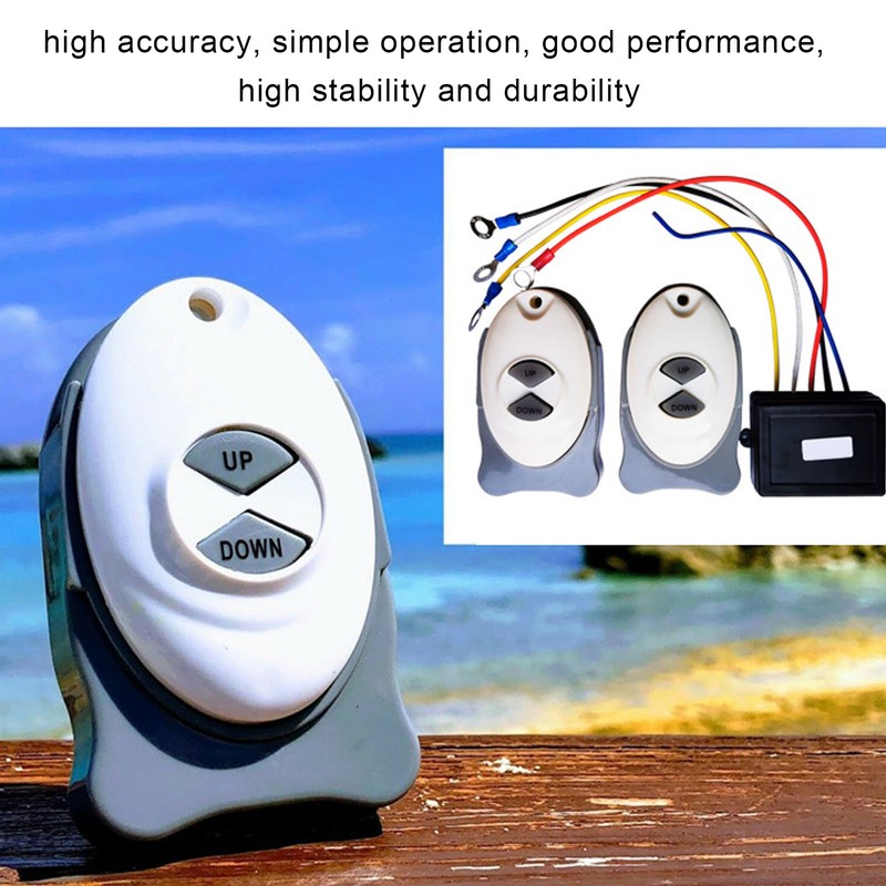 Winch Wireless Receiver Transmitter Anchor Remote Windlass Wireless Switch Boat