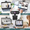 Autbye Cámara Web HD 1080p, Camara para PC con Microfono,