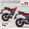PSLER Rear Luggage Rack for Grom MSX125 2016-2020, Motorcycle Iron