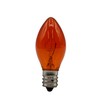 Creative Hobbies® Transparent Orange C7 Light Bulbs - 7 Watt,