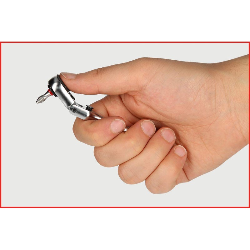 KS Tools 918.1560 1/4 Inch Bit Joint Reversible Ratchet Length