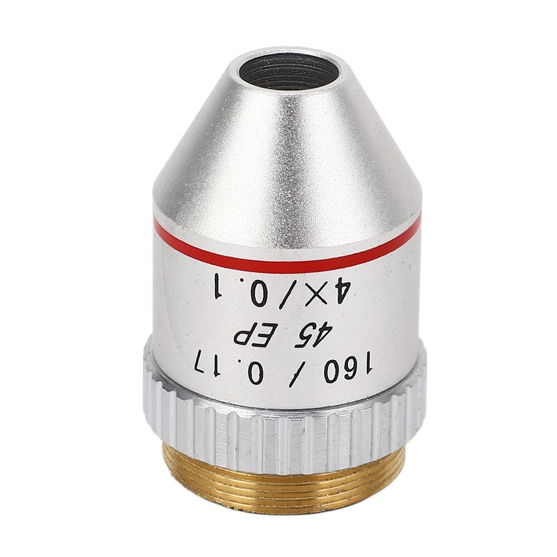 4X Objective Lens 195EP Achromatic Objective Lens Replacement for Biological
